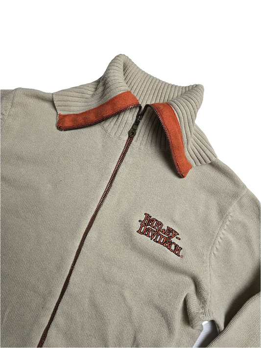 Harley Davidson Turtle Neck Zip Up Sweater - 10