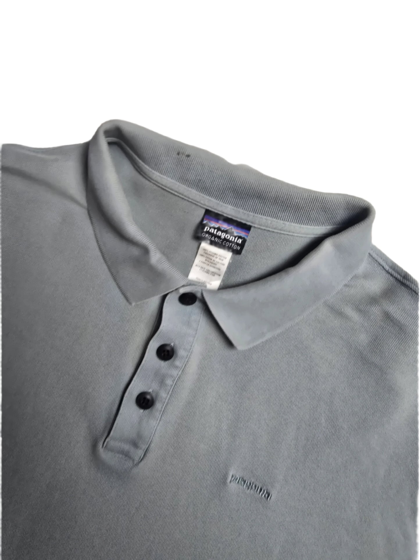 Patagonia Grey Polo Shirt - Large