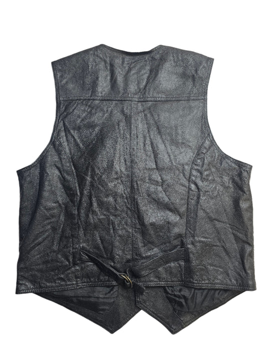 John Gee Leather Vest - Medium