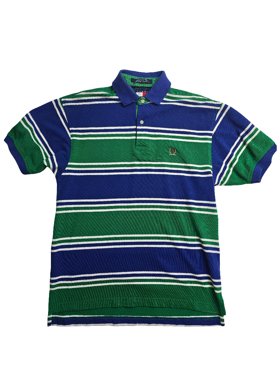 Tommy Hilfiger Striped Polo Shirt - Small