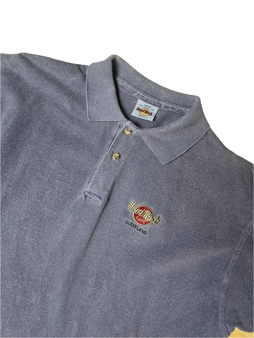 Hard Rock Cafe Cleveland Polo Shirt - Large