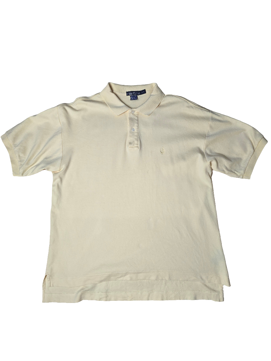 Nautica Yellow Polo Shirt - Large