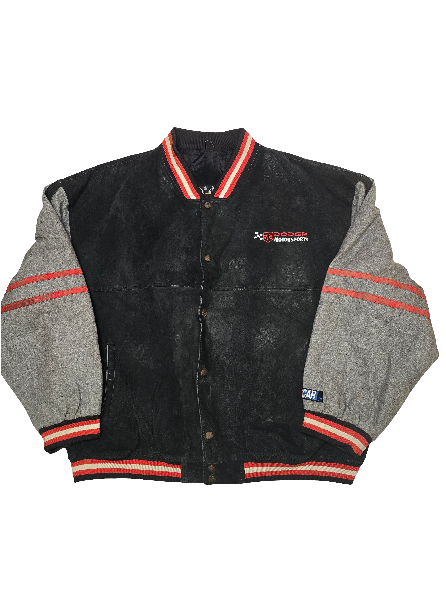 Dodge Motorsport NASCAR Suede Leather Jacket - 2XL