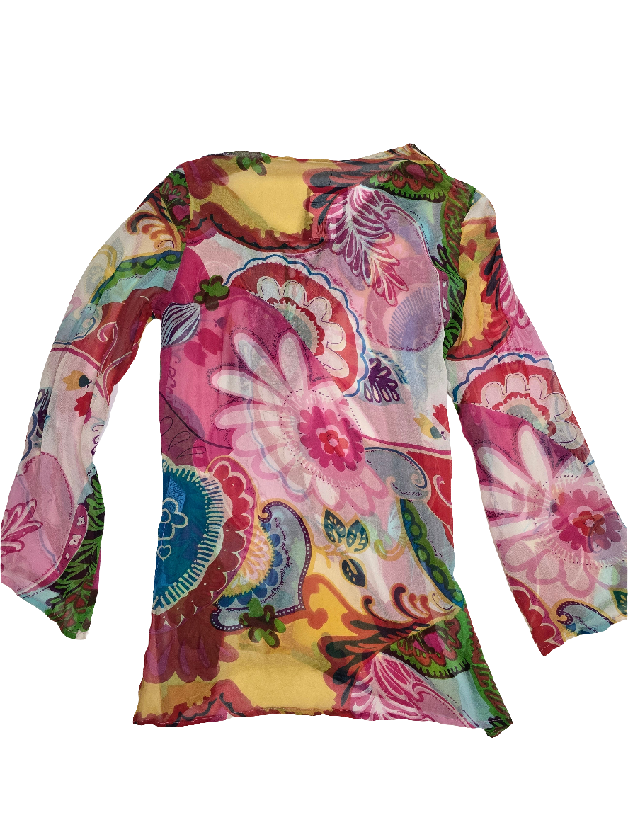 Y2K Funky Mesh Top Silk - 10