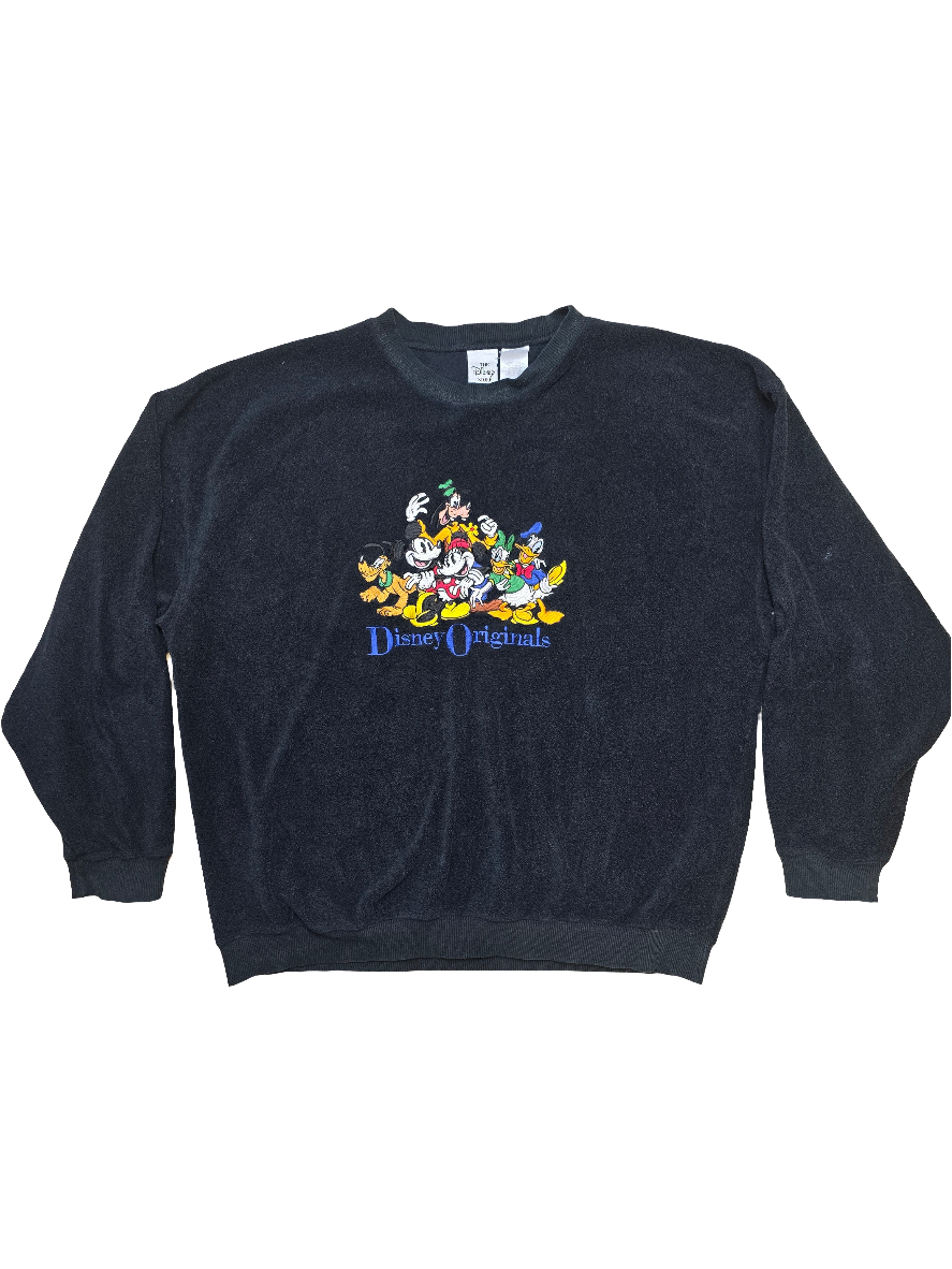 Disney Originals Black Fleece Sweater - XL