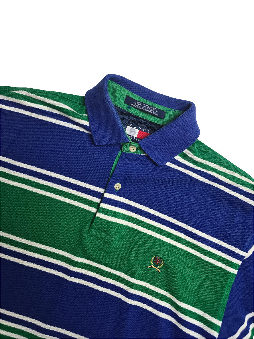Tommy Hilfiger Striped Polo Shirt - Small