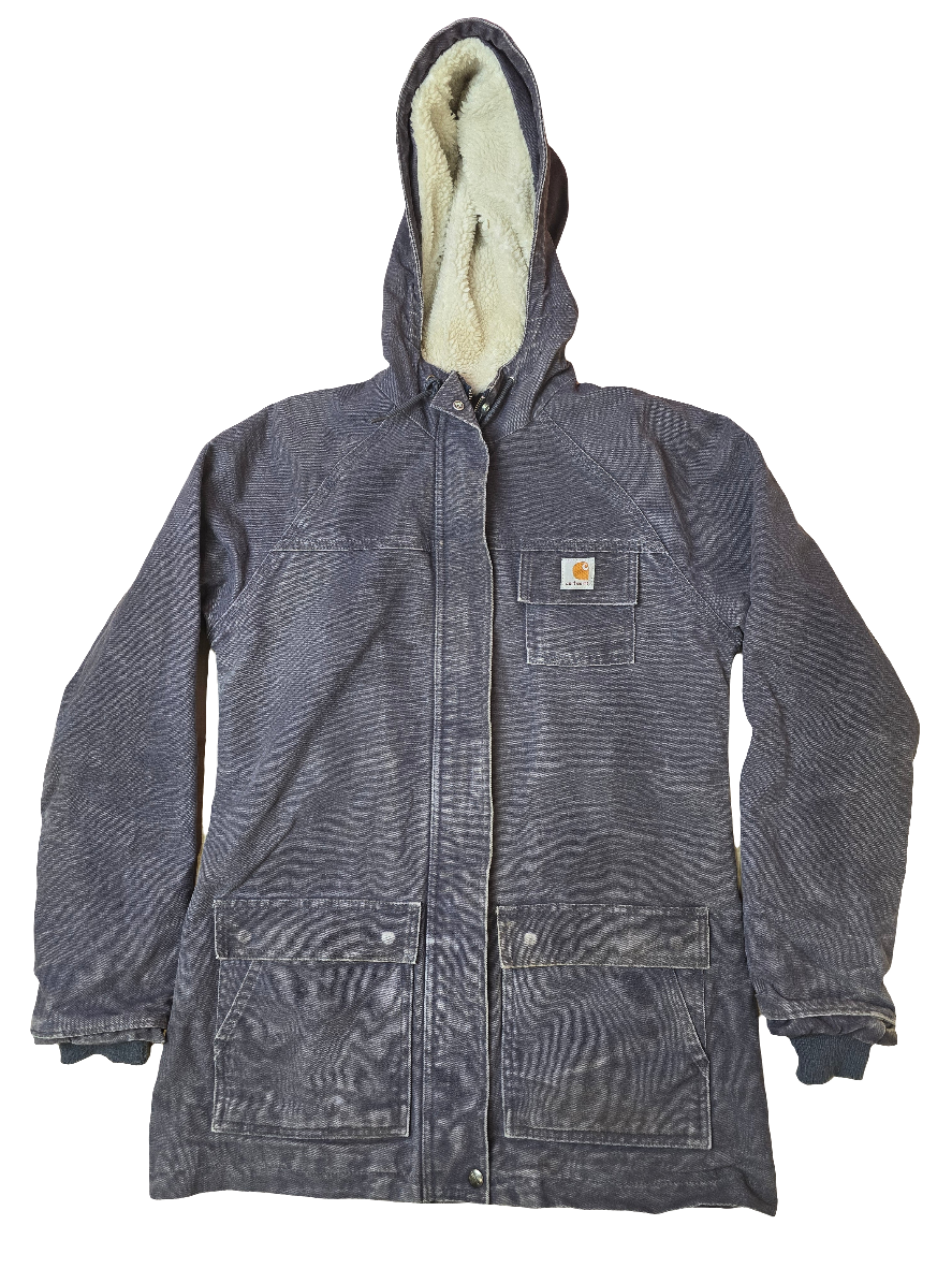 Carhartt Chore Grey Sherpa Workwear Jacket - 10