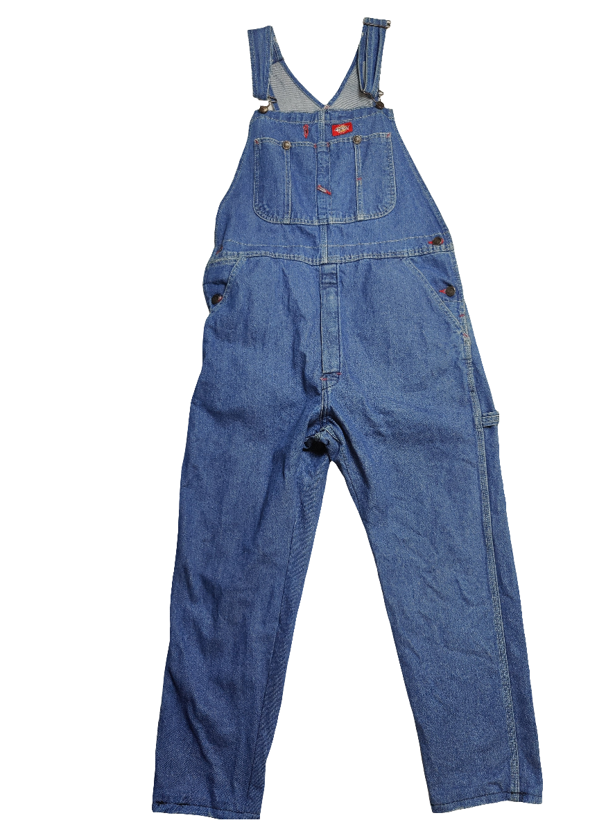 Dickies Denim Dungarees - Small