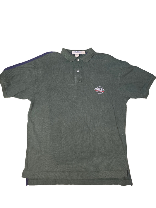 Nautica Competition Green Polo Shirt - XL