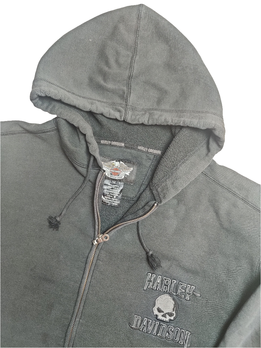 Harley Davidson Hooded Jacket - 2XL