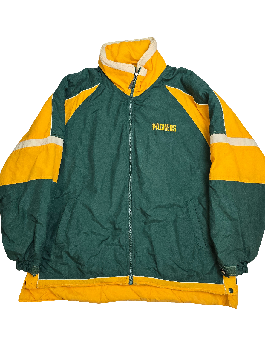 First Down Green Bay Packers NFL Heavyweight Pro Sport Jacket - XL