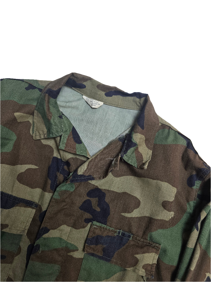US Woodland Camo NATO Shirt - Large