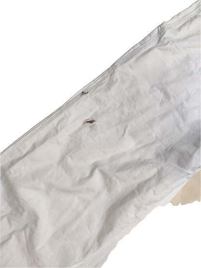 Dickies White Denim Dungarees - W34 L34