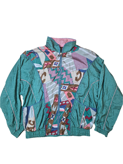 New York Classics Crazy Green Shell Jacket - Medium