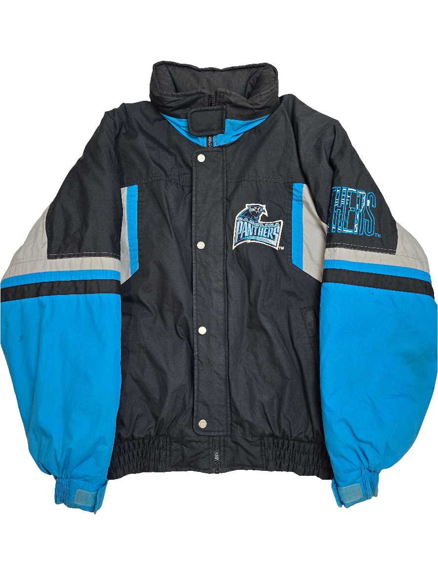 Team NFL Triple FAT Goose Carolina Panthers Heavyweight Pro Sport Jacket - Large
