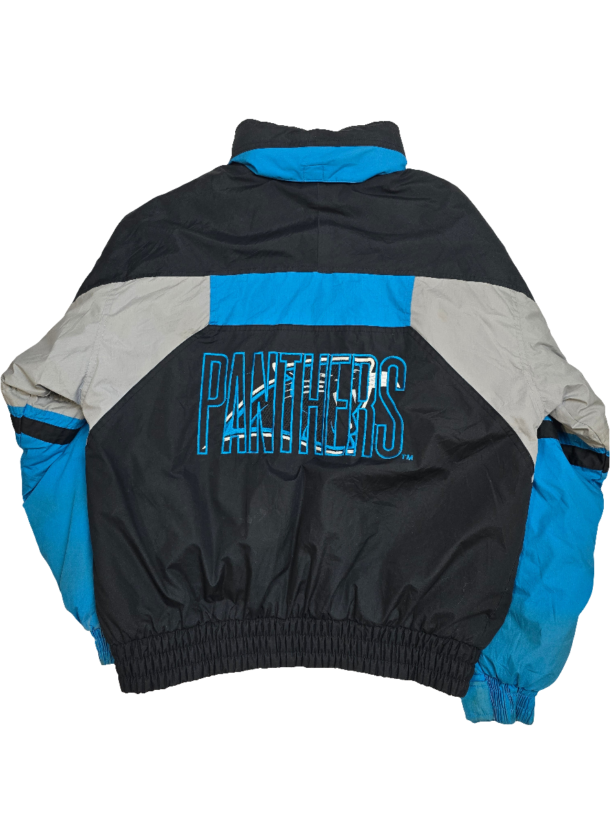 Team NFL Triple FAT Goose Carolina Panthers Heavyweight Pro Sport Jacket - Large