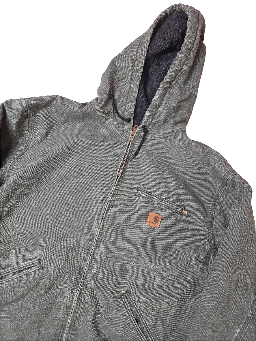 Carhartt Active Sherpa Green Workwear Jacket - XL