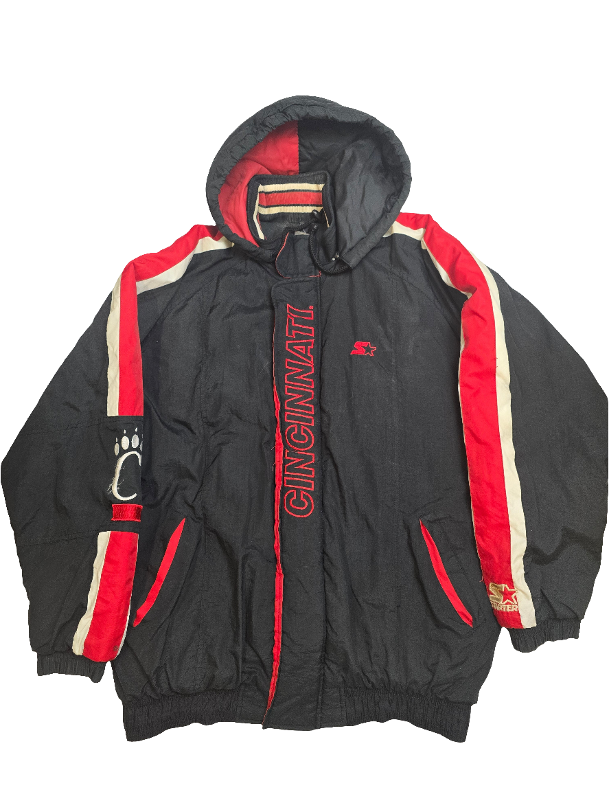 Starter Cincinatti Bearcats Heavyweight Pro Sport Jacket - Large