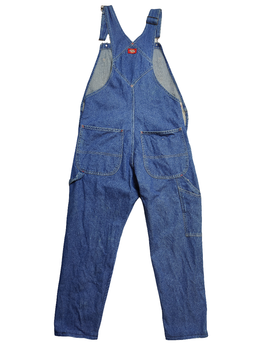 Dickies Denim Dungarees - Small