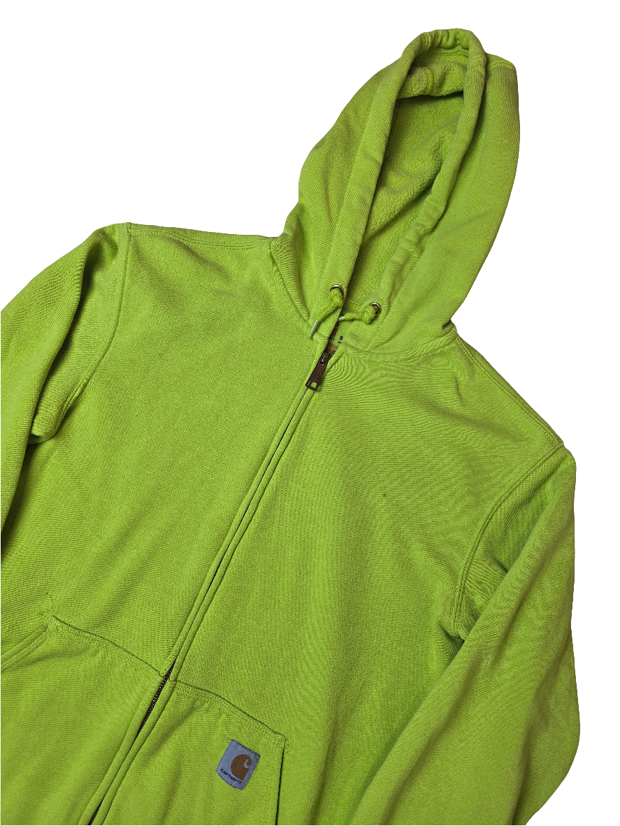Carhartt High Vis Full Zip Workwear Hoodie - Small