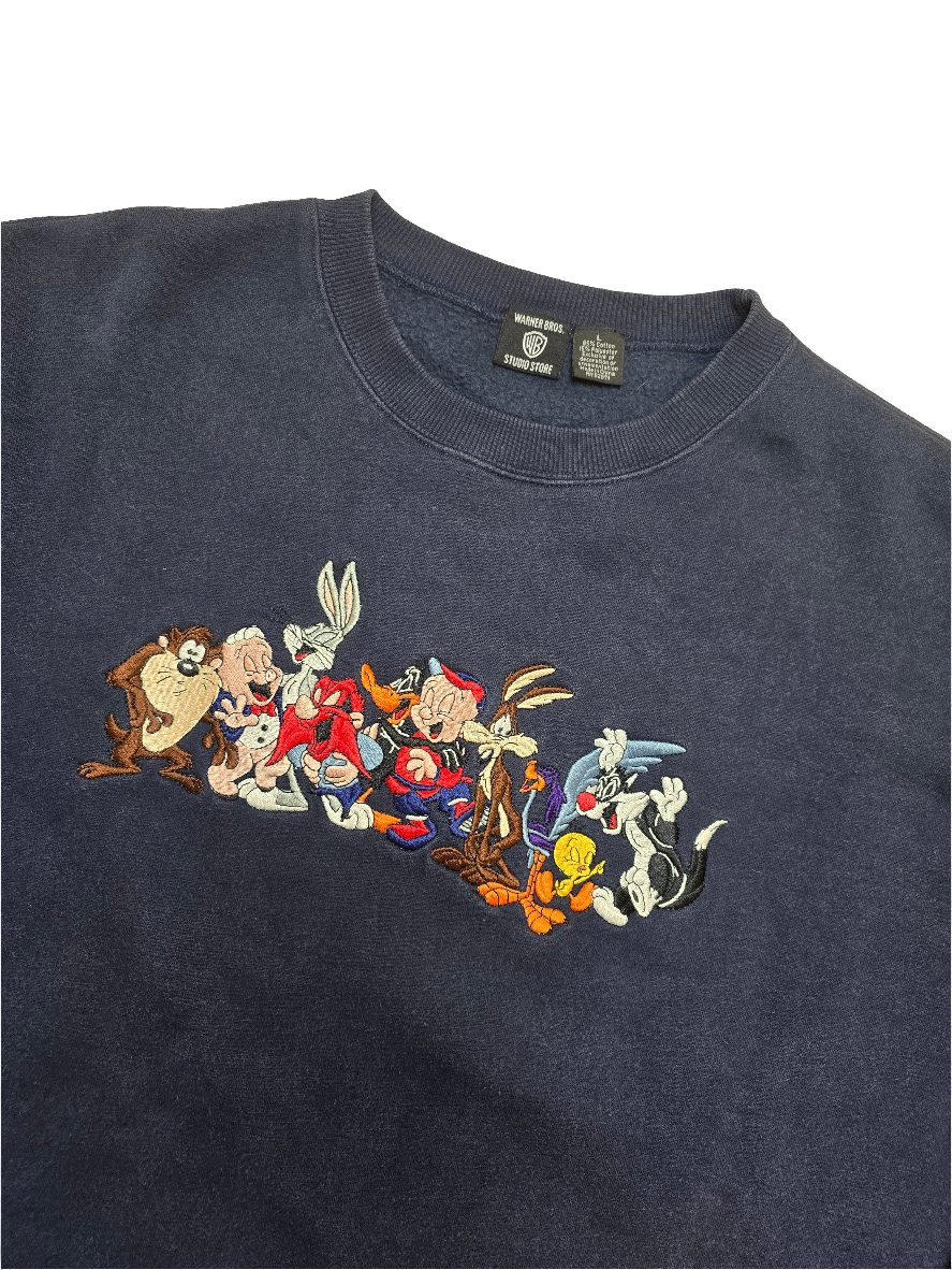 Looney Tunes Character Sweatshirt - Large