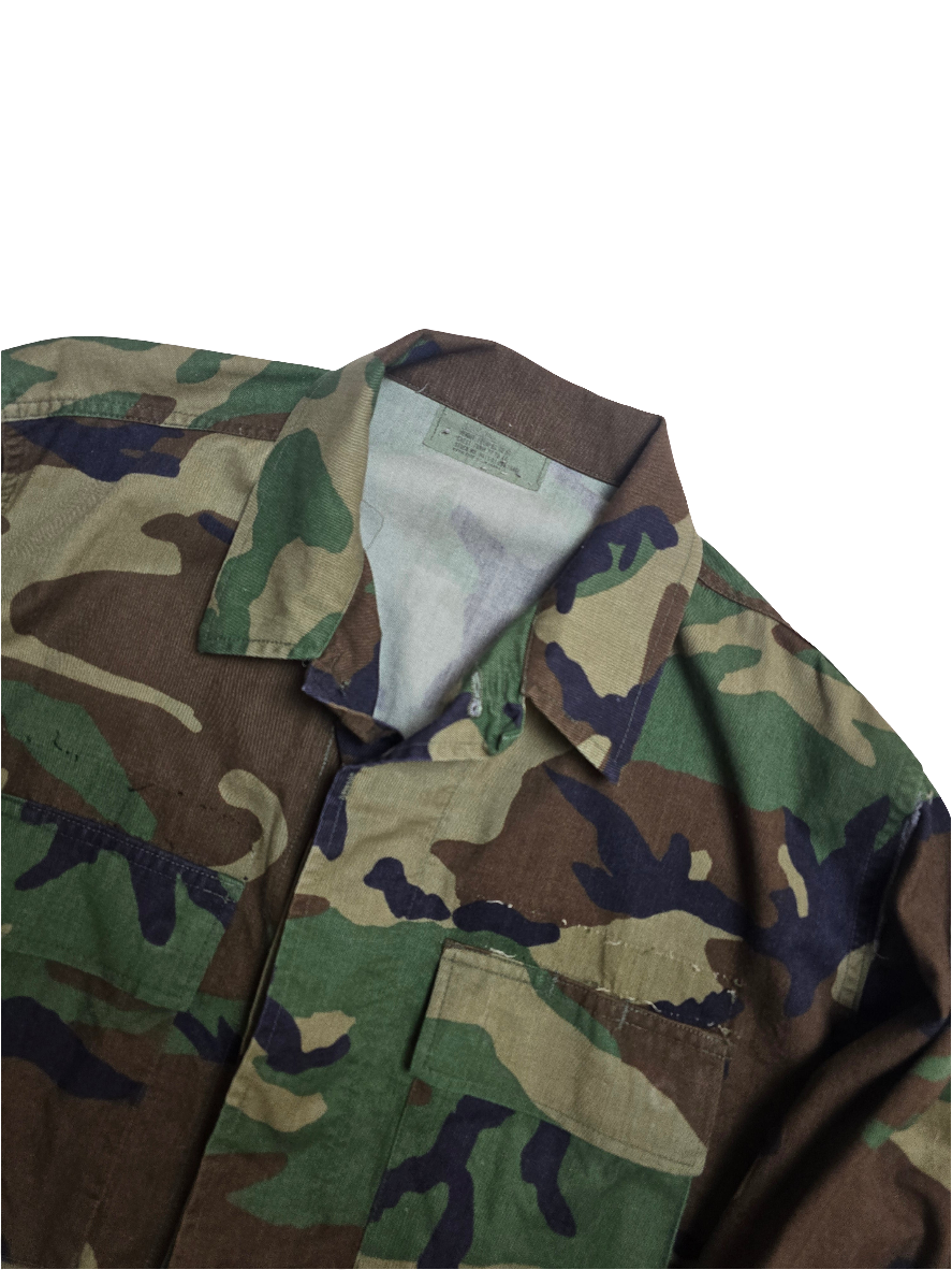 US Woodland Camo NATO Shirt - Medium