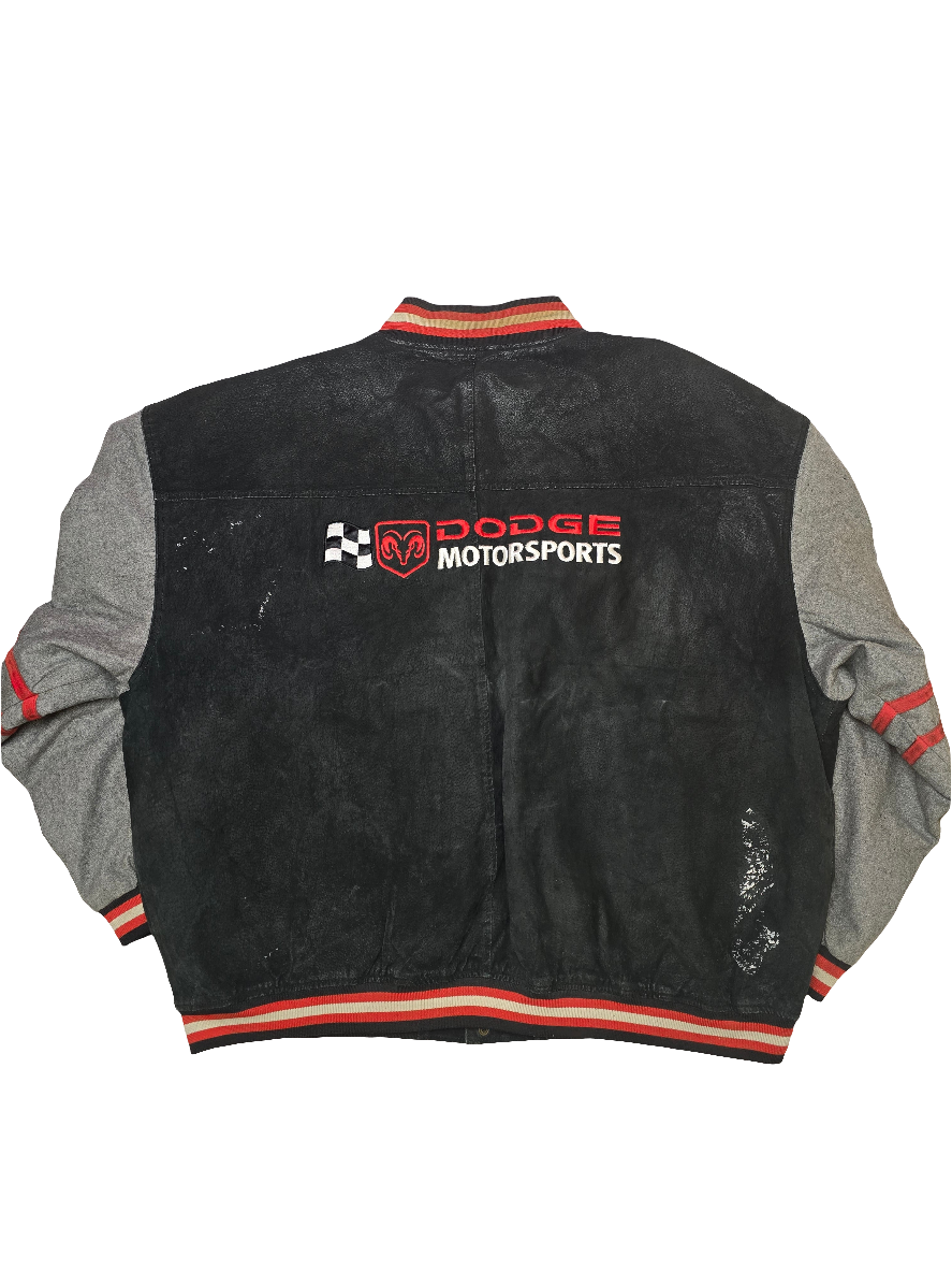 Dodge Motorsport NASCAR Suede Leather Jacket - 2XL