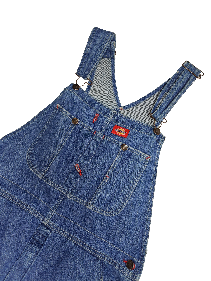 Dickies Denim Dungarees - Small
