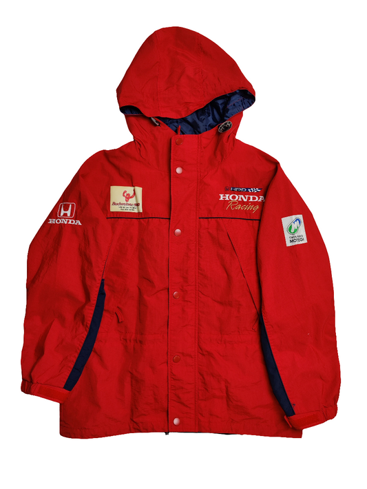 Honda Racing Budweiser Red Raincoat - Large