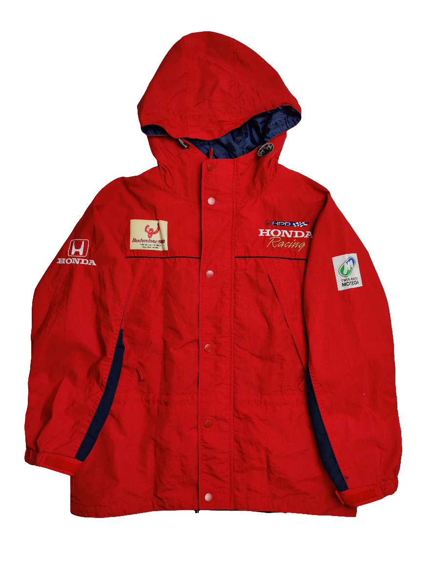 Honda Racing Budweiser Red Raincoat - Large