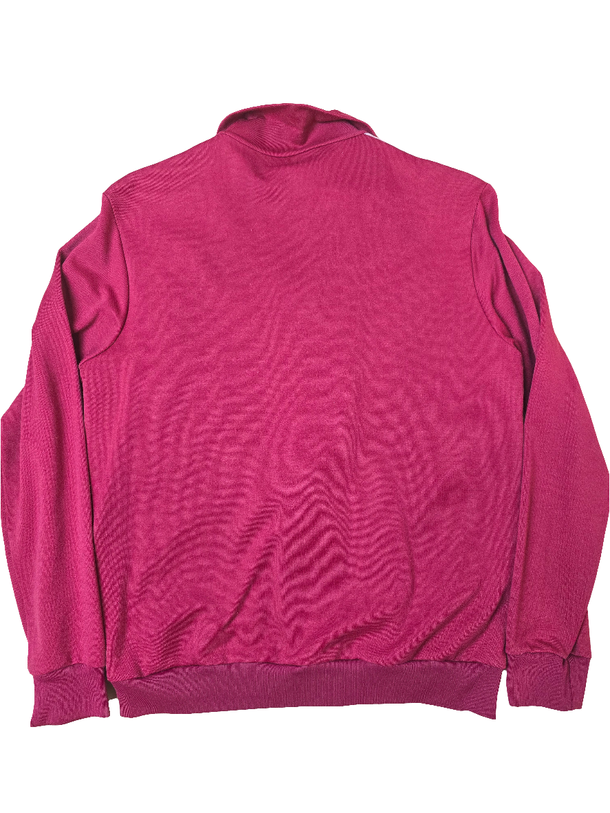 White & Red 80s Shell Crazy Festival Jacket - Medium