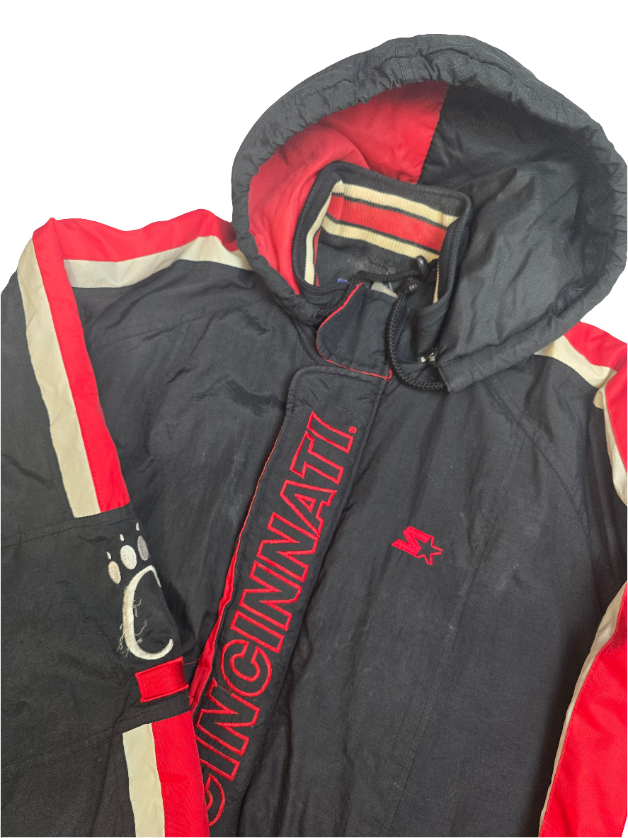 Starter Cincinatti Bearcats Heavyweight Pro Sport Jacket - Large