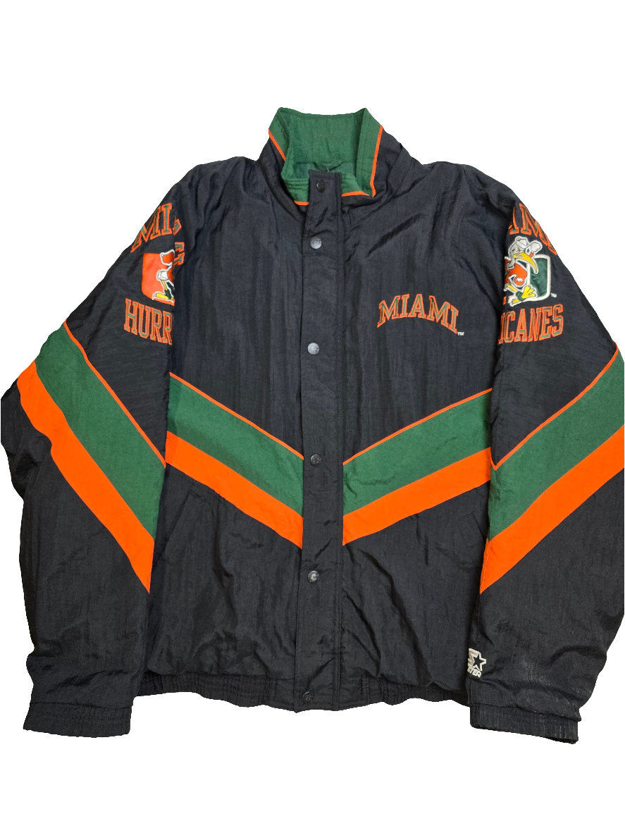 Starter Miami Hurricanes NFL Heavyweight Pro Sport Jacket - 2XL