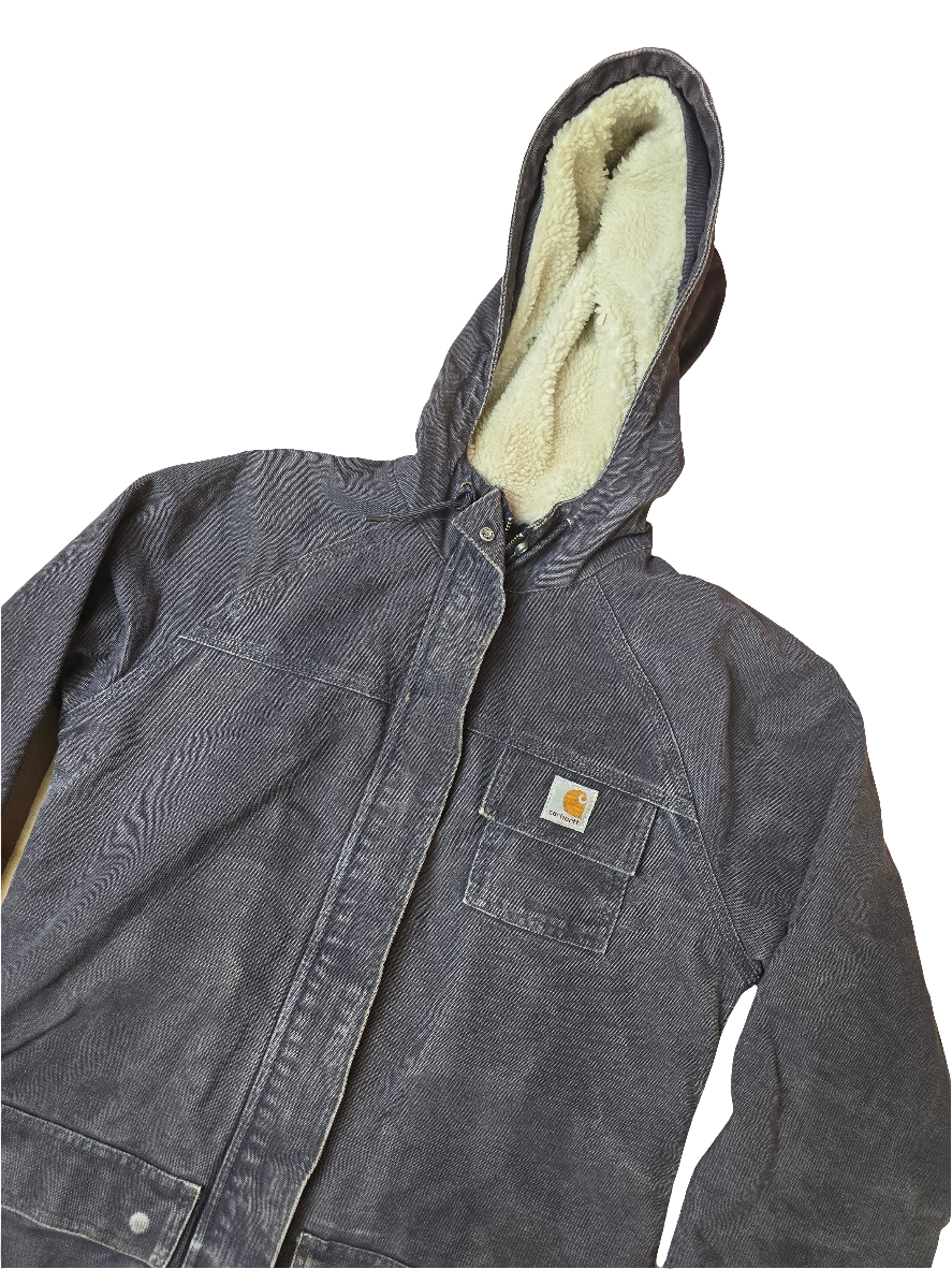 Carhartt Chore Grey Sherpa Workwear Jacket - 10