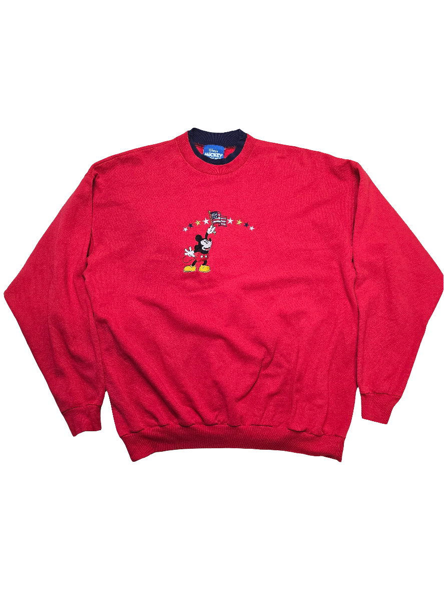 Disney Mickie Mouse USA Red Sweater - XL