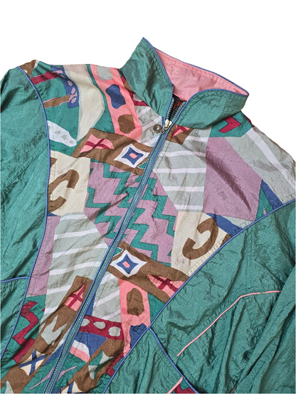 New York Classics Crazy Green Shell Jacket - Medium