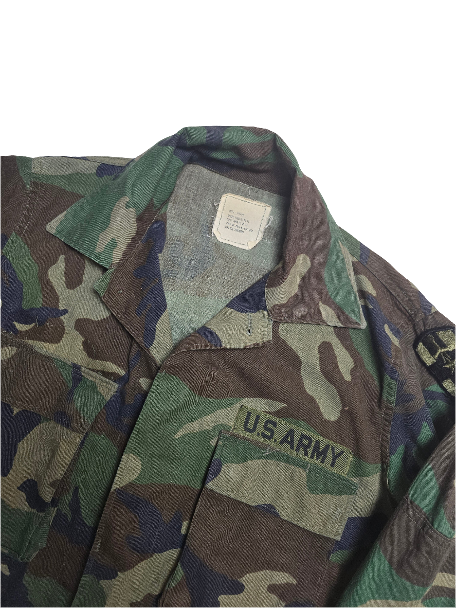 US Woodland Camo NATO US ARMY Shirt - Small
