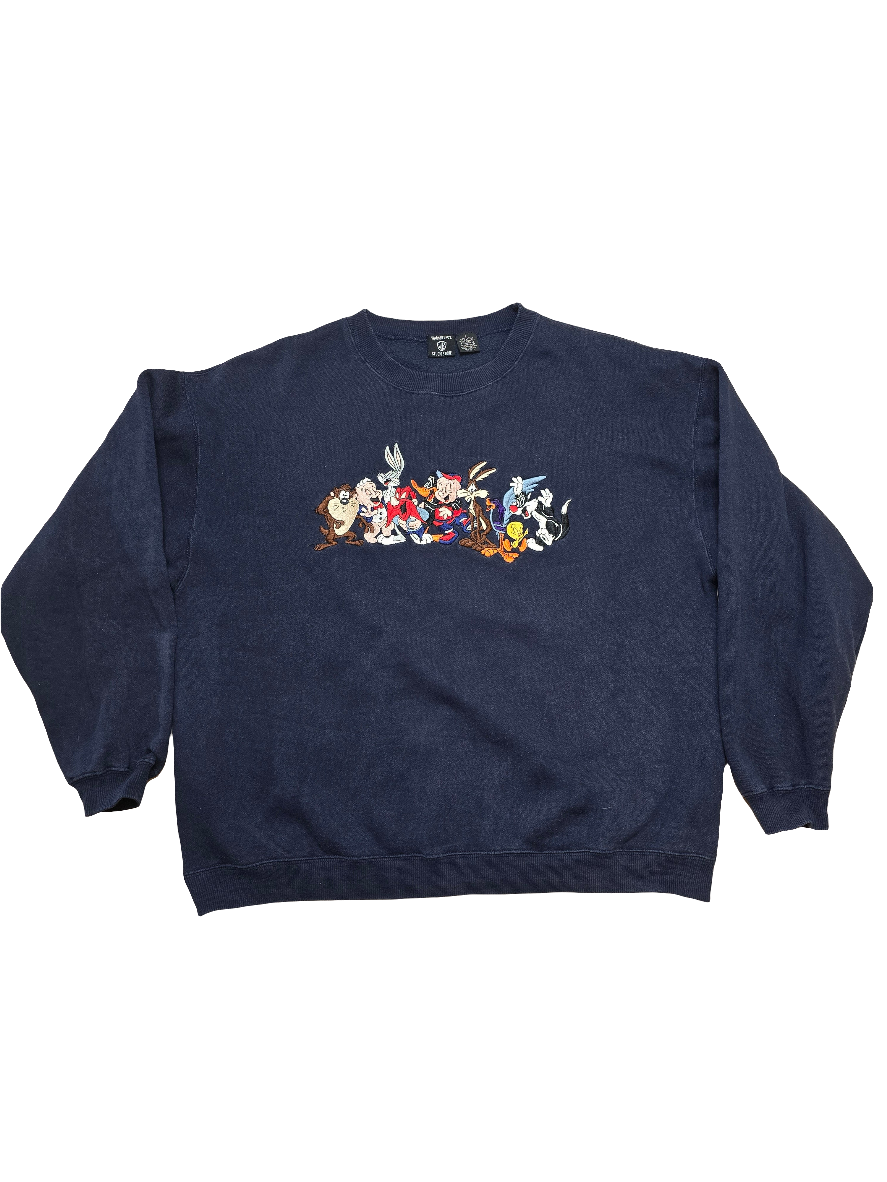 Looney Tunes Character Sweatshirt - Large