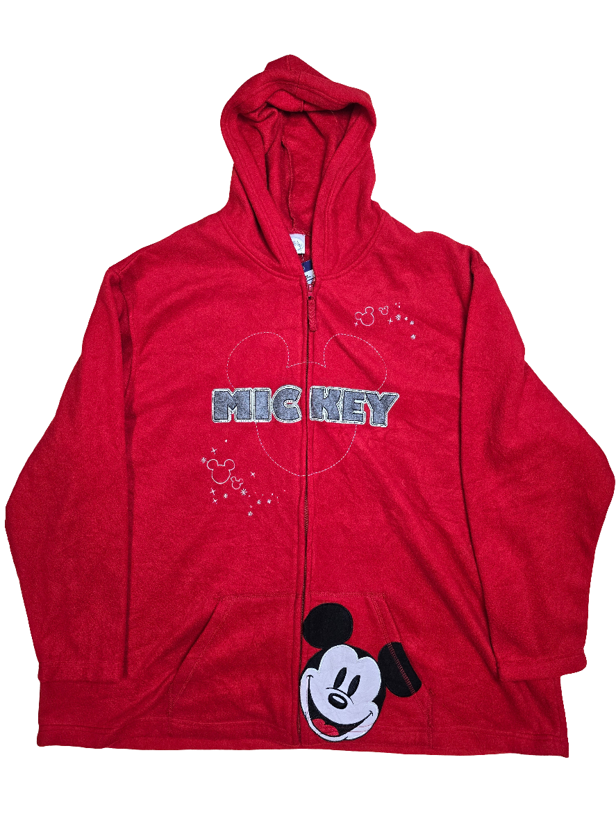 Disney Mickey Full Zip Hooded Fleece - 2XL