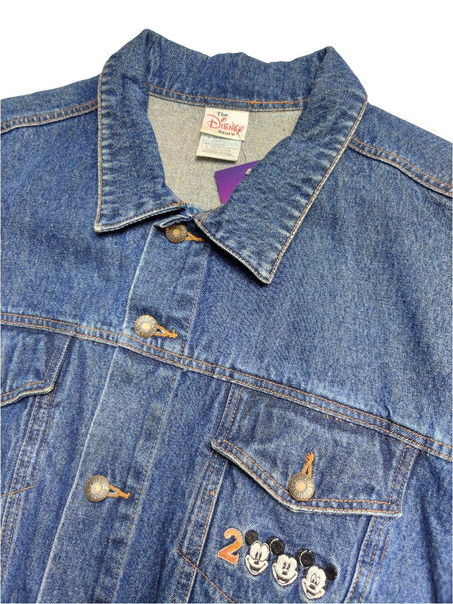 Disney Year 2000 Denim Jacket - Large