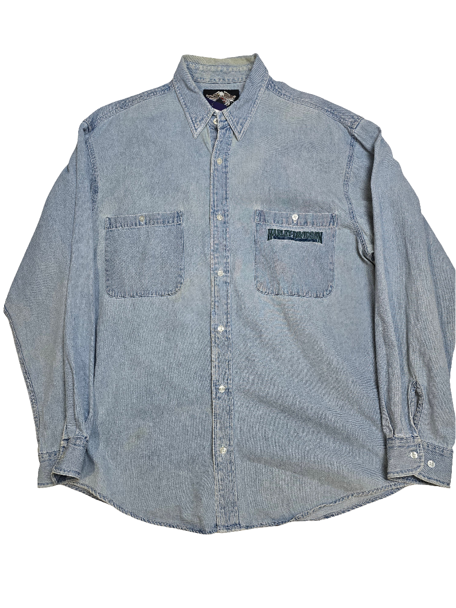 Harley Davidson Denim Shirt - XL