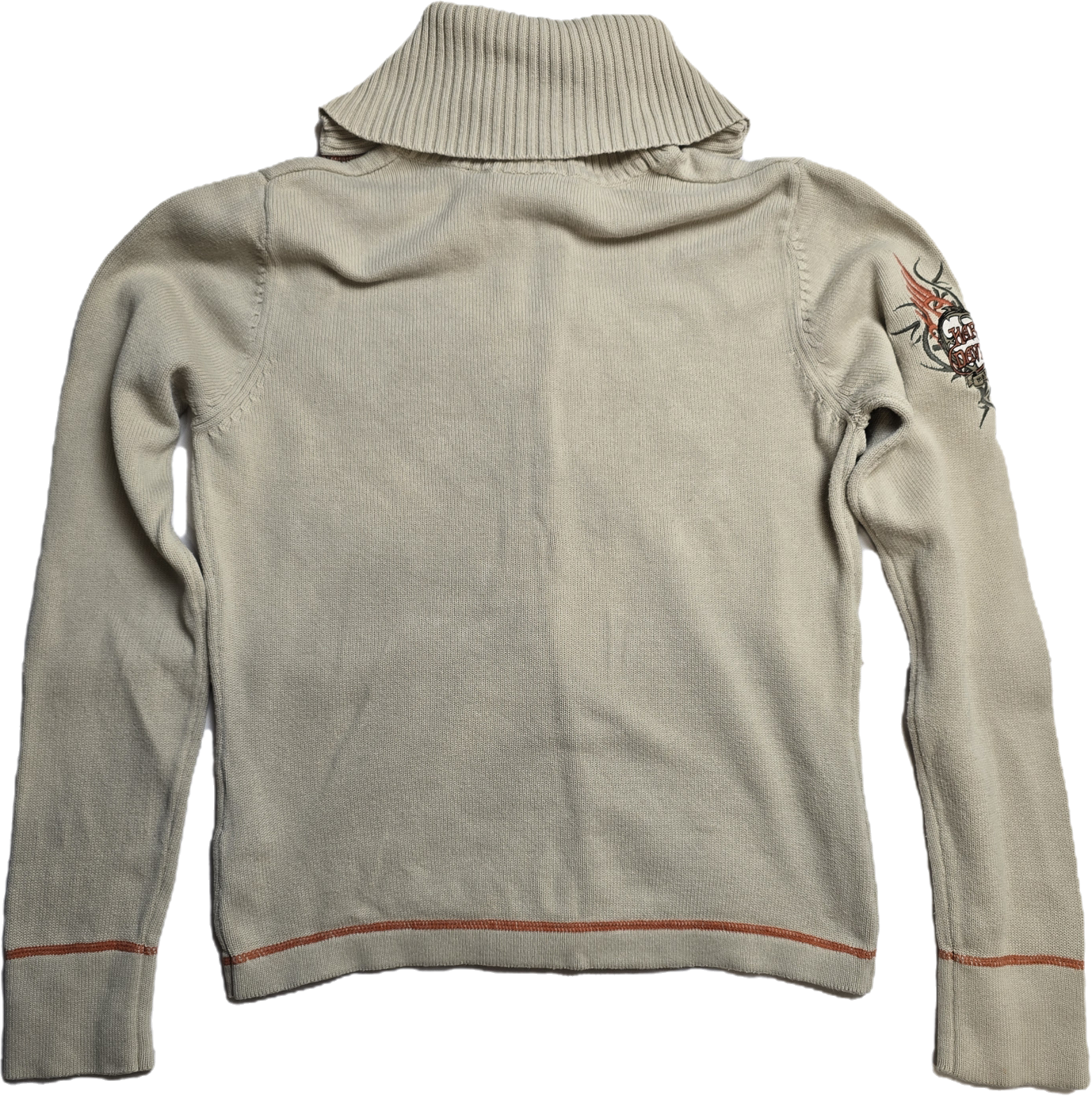 Harley Davidson Turtle Neck Zip Up Sweater - 10