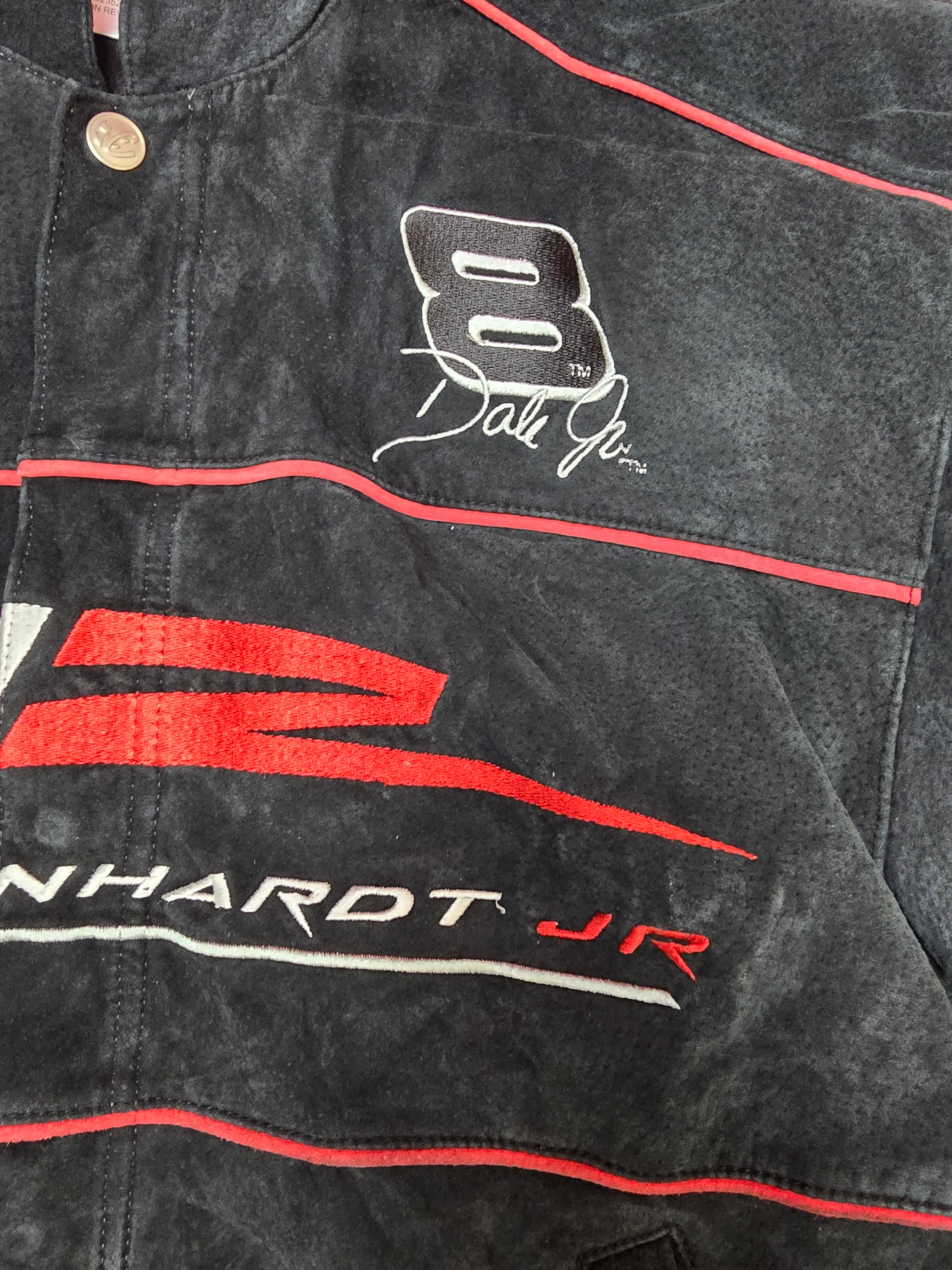 Dale Earnhardt Jr. Suede Leather Jacket - Large