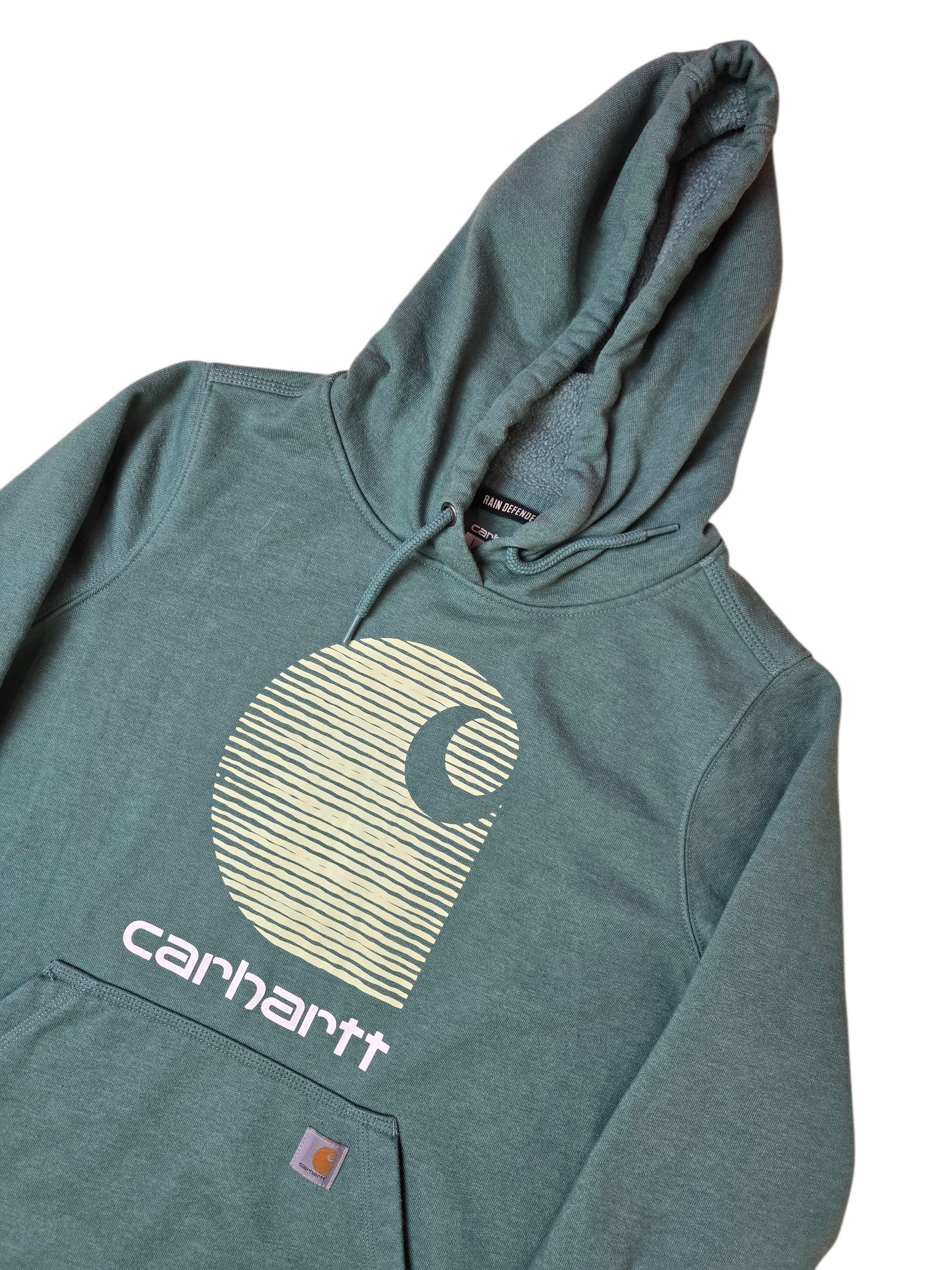 Carhartt Blue Workwear Hoodie - Large