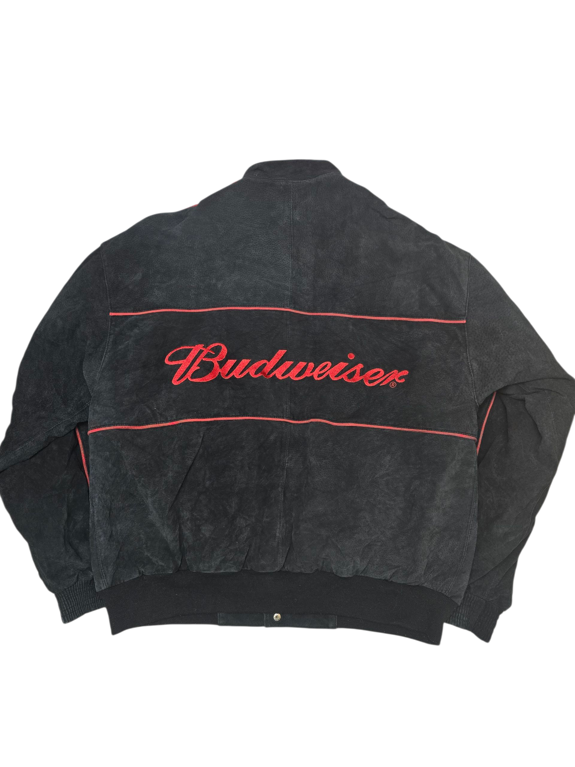 Dale Earnhardt Jr. Suede Leather Jacket - Large