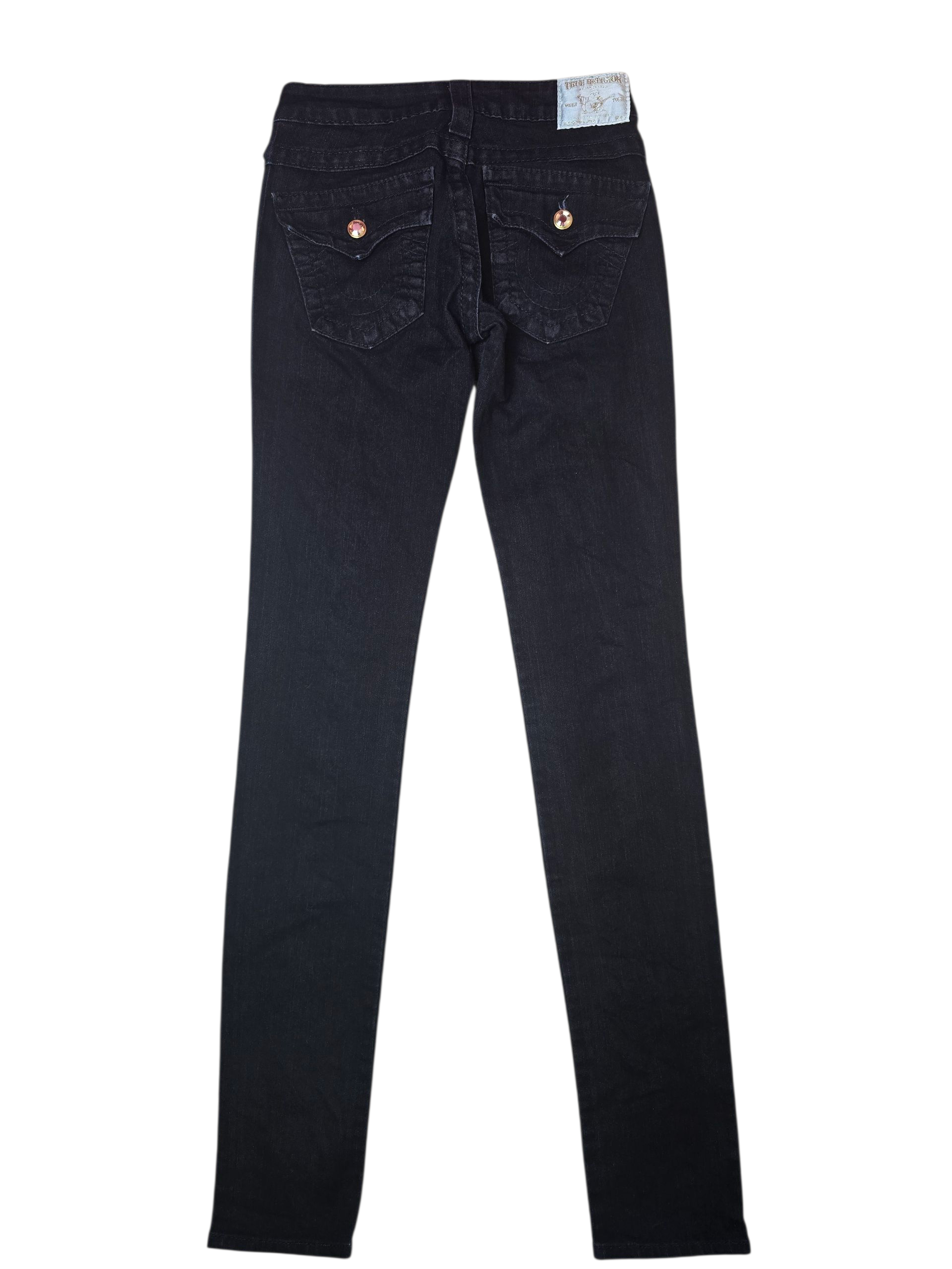 True Religion Disco Julie Dark Crystal Jeans - W23 L32