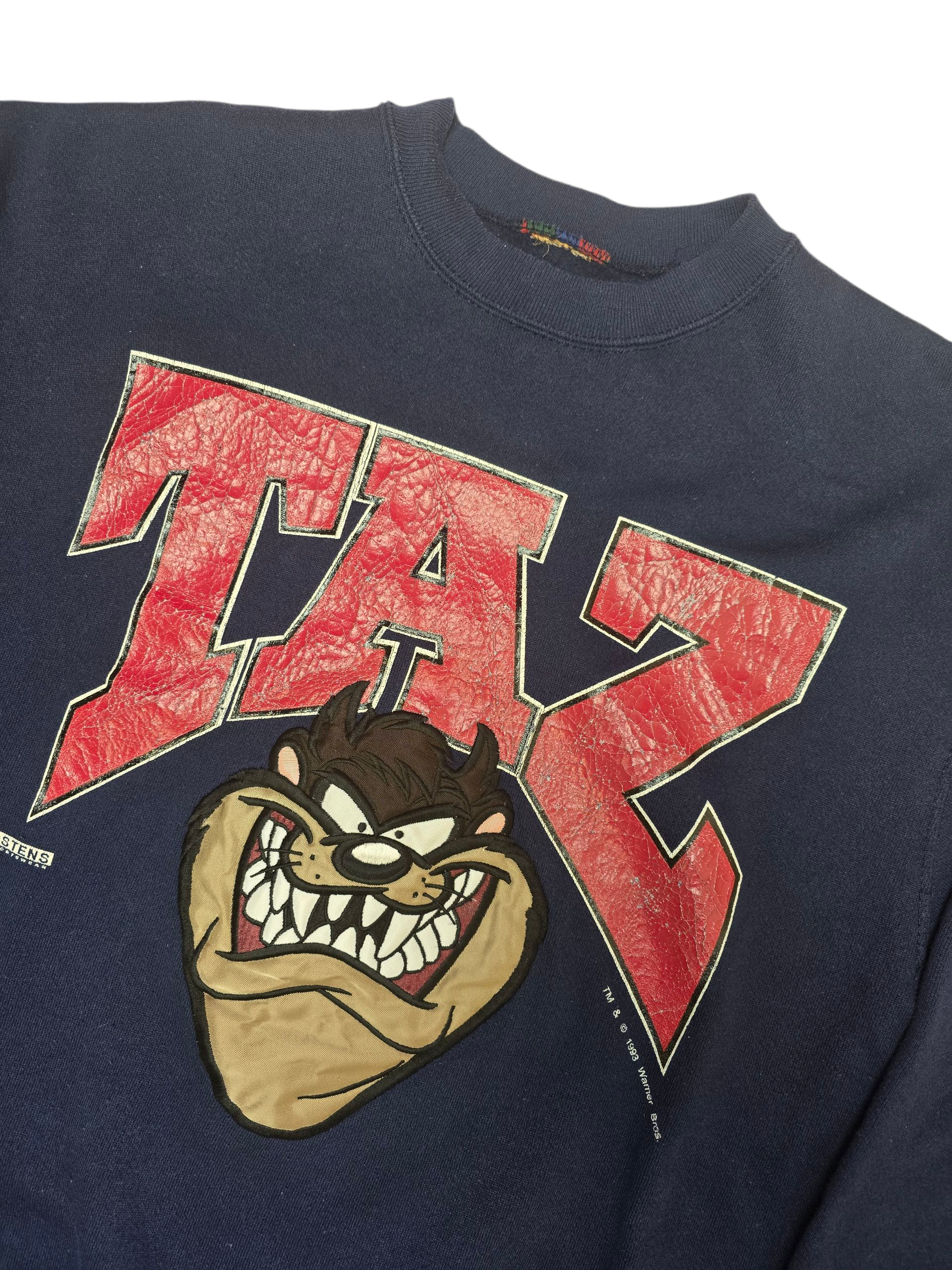 Taz Warner Bros 1993 Jostens Sweatshirt - Large