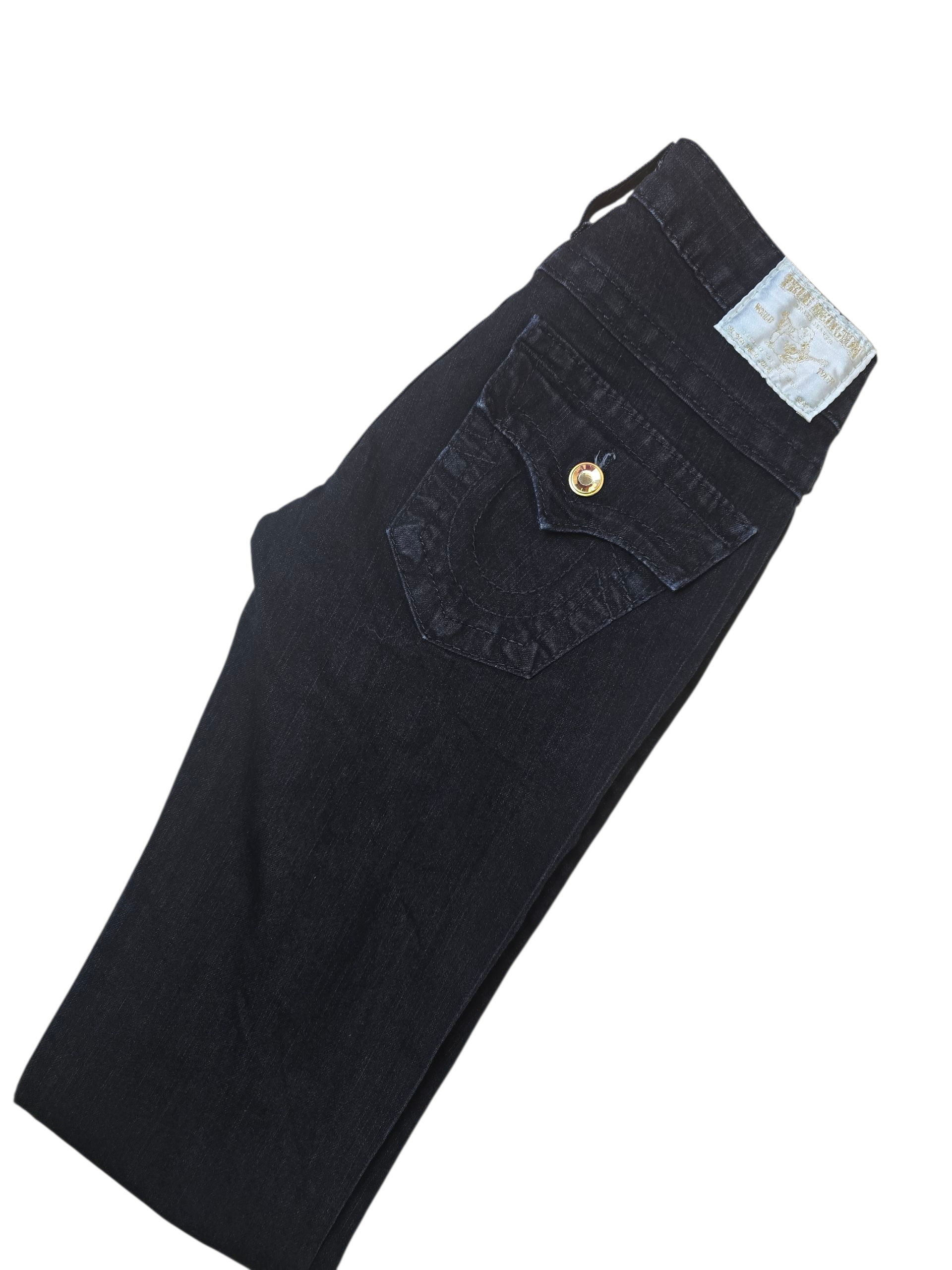 True Religion Disco Julie Dark Crystal Jeans - W23 L32