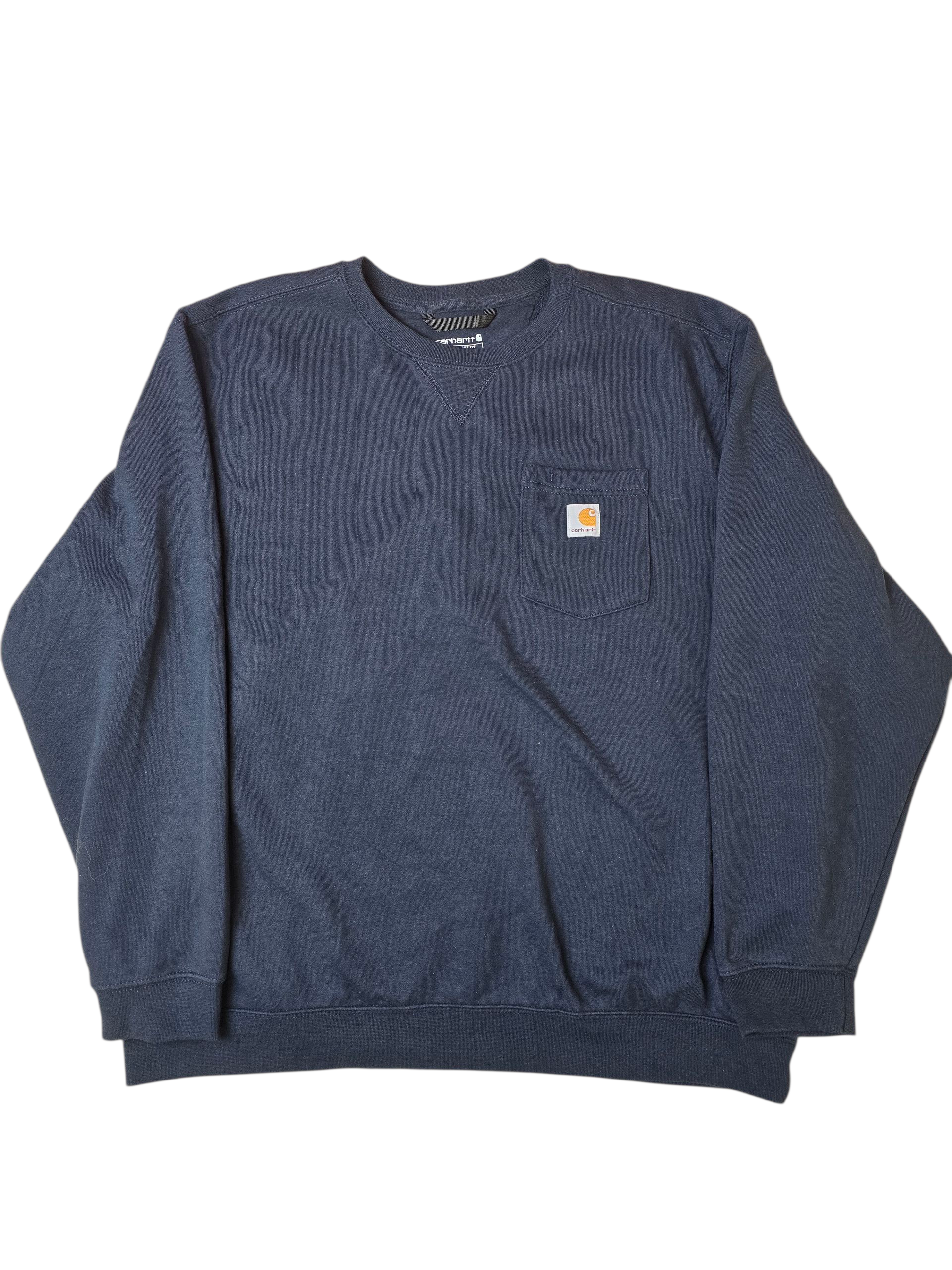 Carhartt Navy Workwear Sweatshirt - 2XL