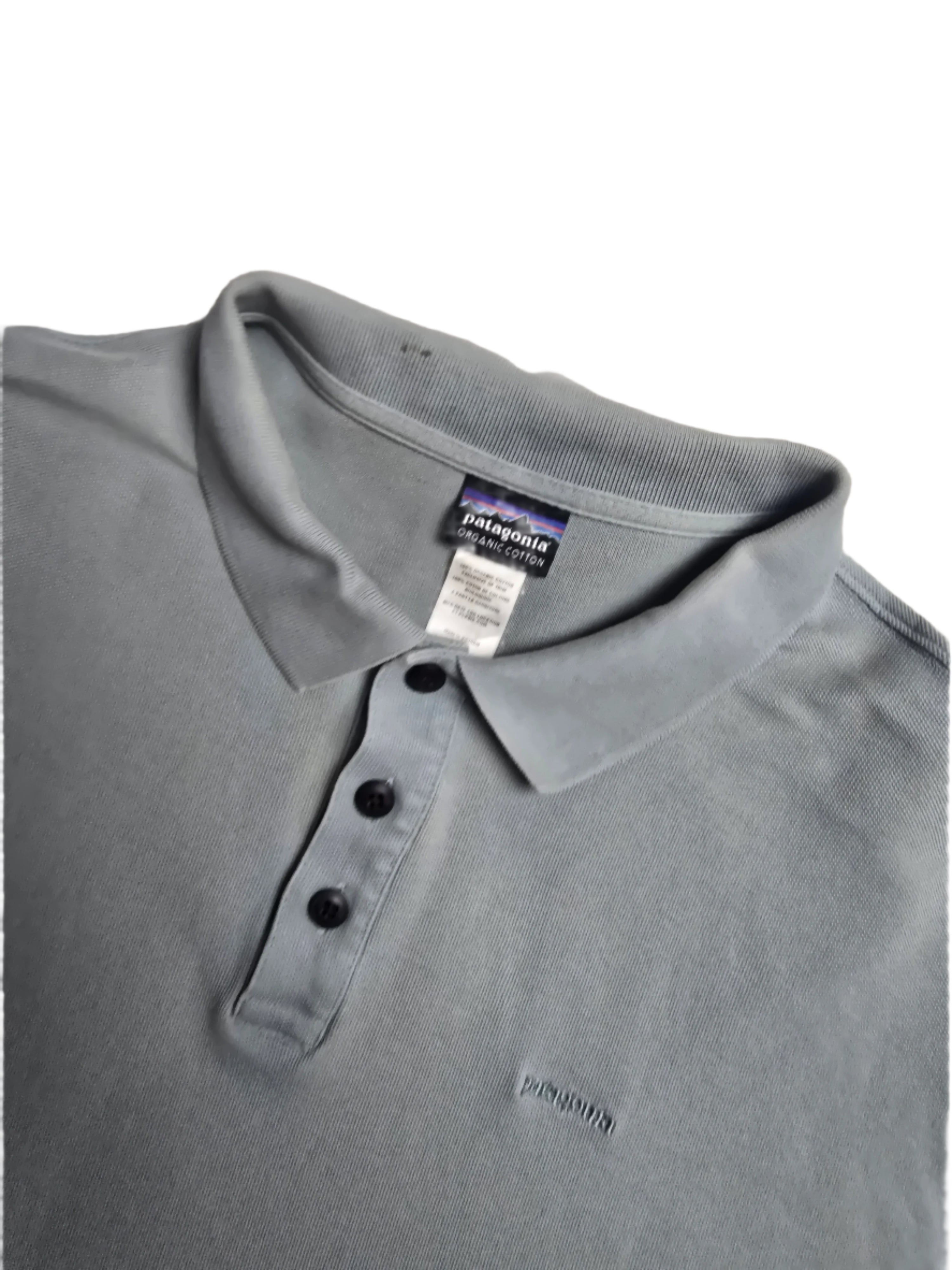 Patagonia Grey Polo Shirt - Large